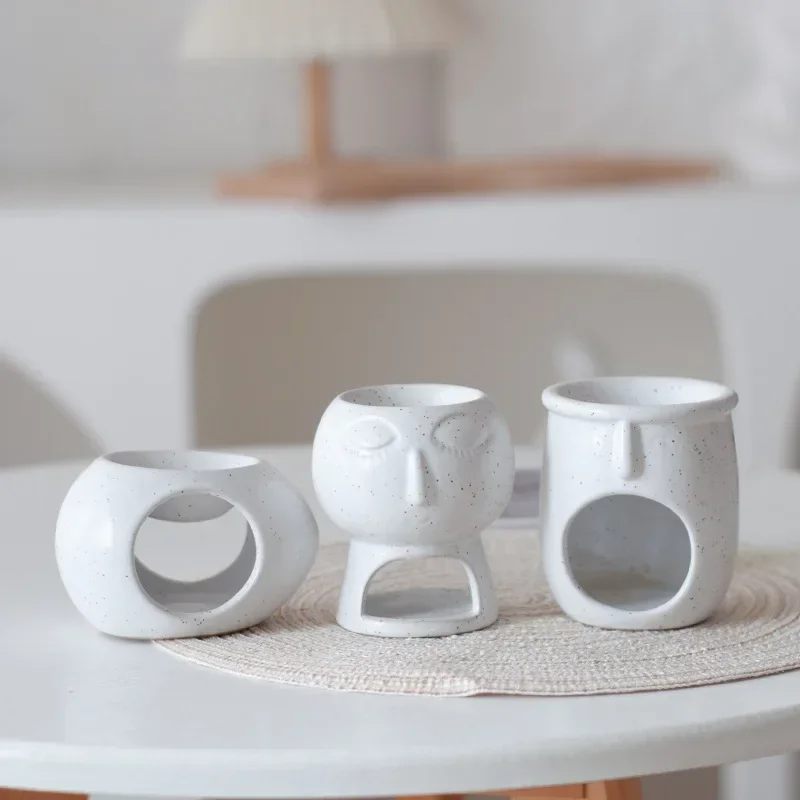 Wax Melt Burner - Ceramic Wax Tea Lights Essential Oil