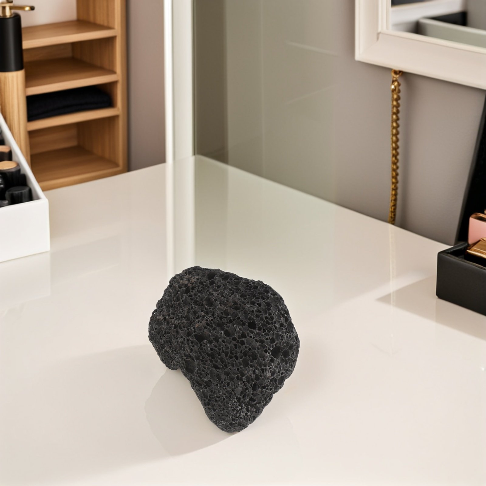 Home Fragrance Oils - Passive Aromatherapy Stone Diffuser Black Volcanic