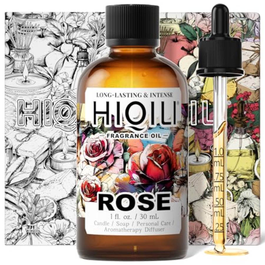 Home Fragrance Oils - HIQILI Rose Fragrance Oil for Candle,