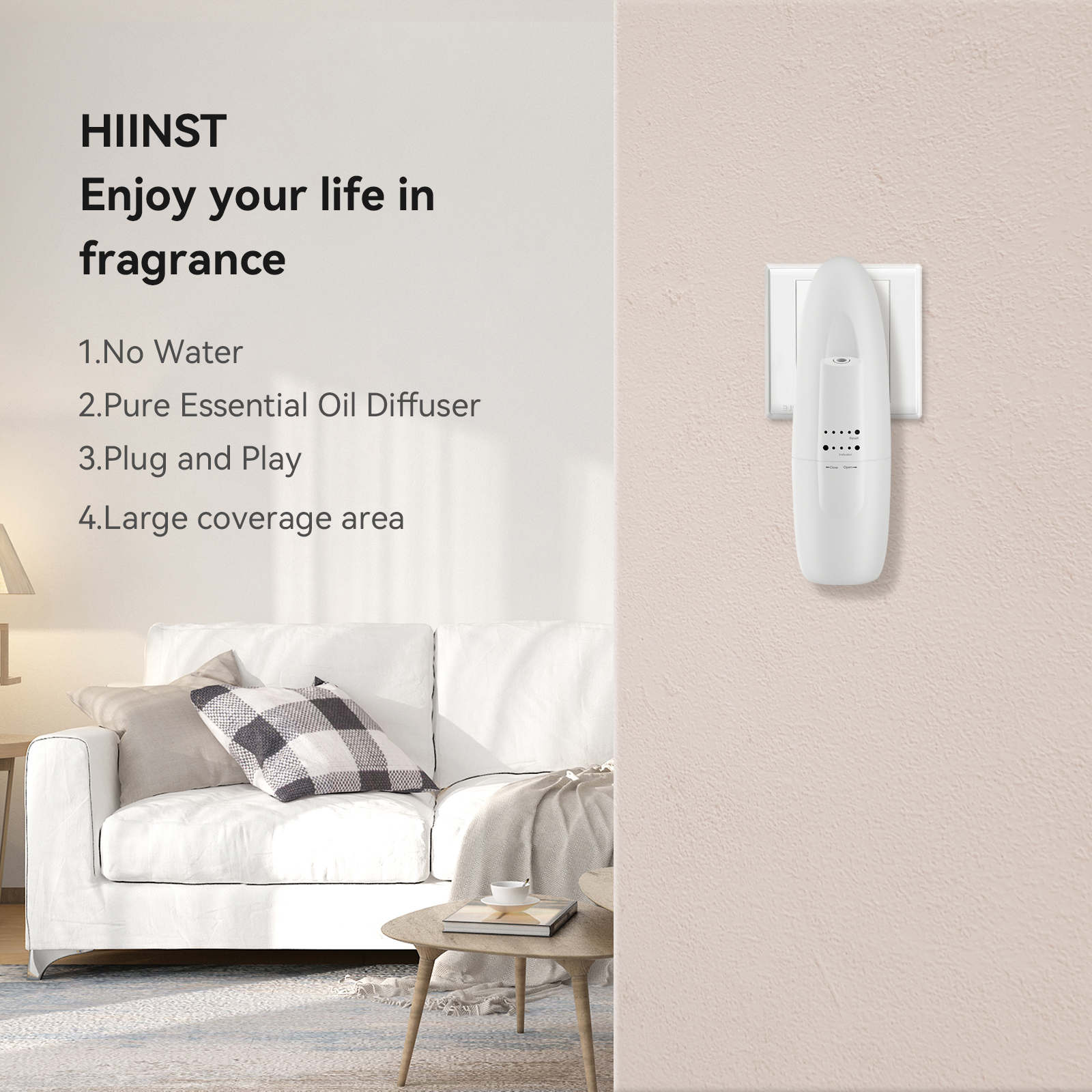 Home Fragrance Plug In - HIINST Luxury Electric Room Fragrance Essential