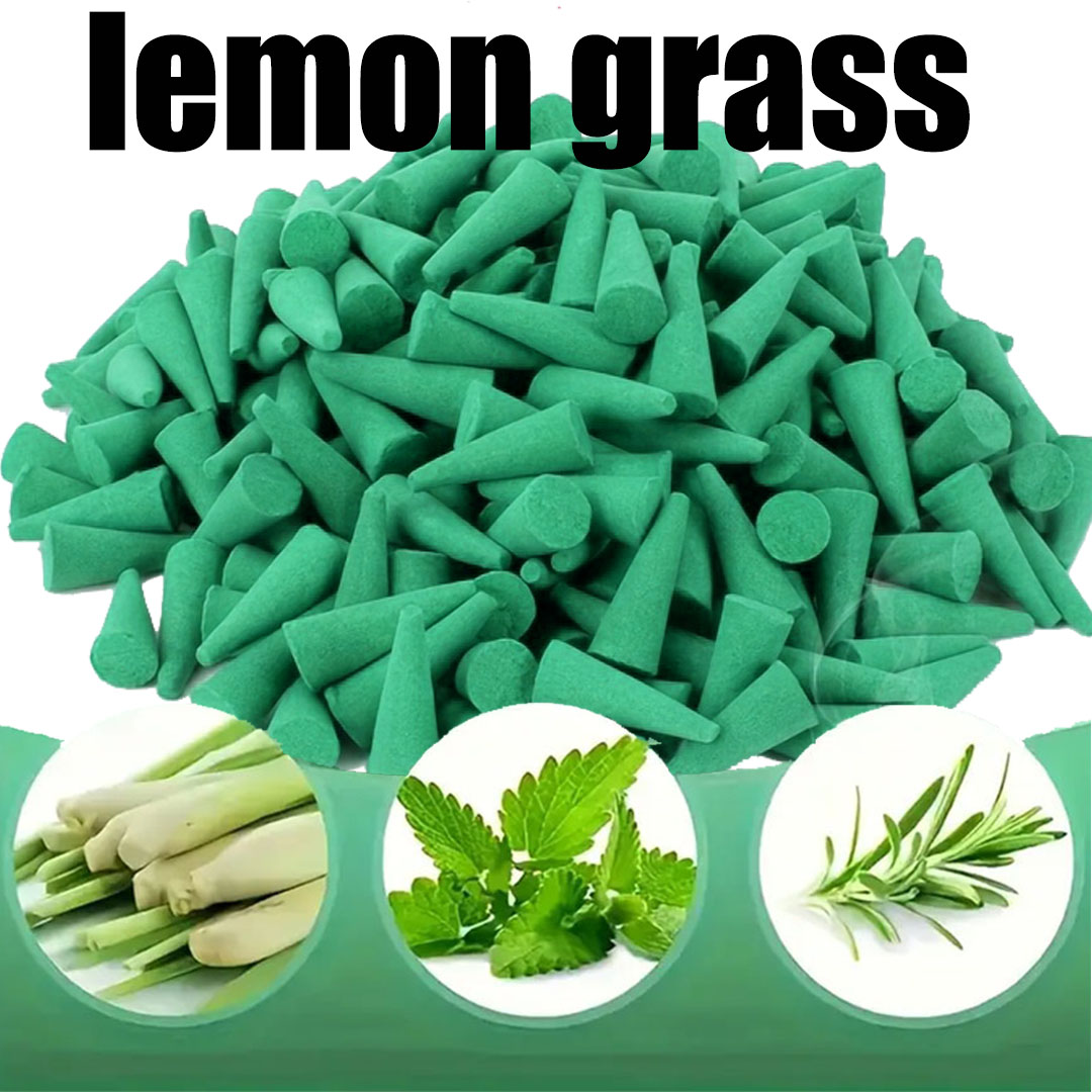 Home Fragrance Lemongrass - Lemongrass (Citronella) Extended Version Incense Cones