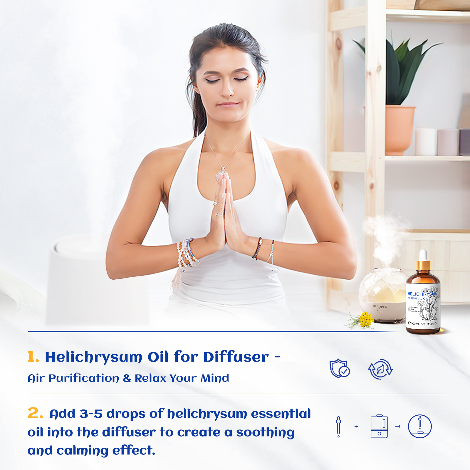 HIQILI 100ml Essential Oil, 10 - огляд і ціна Home Fragrance Mist
