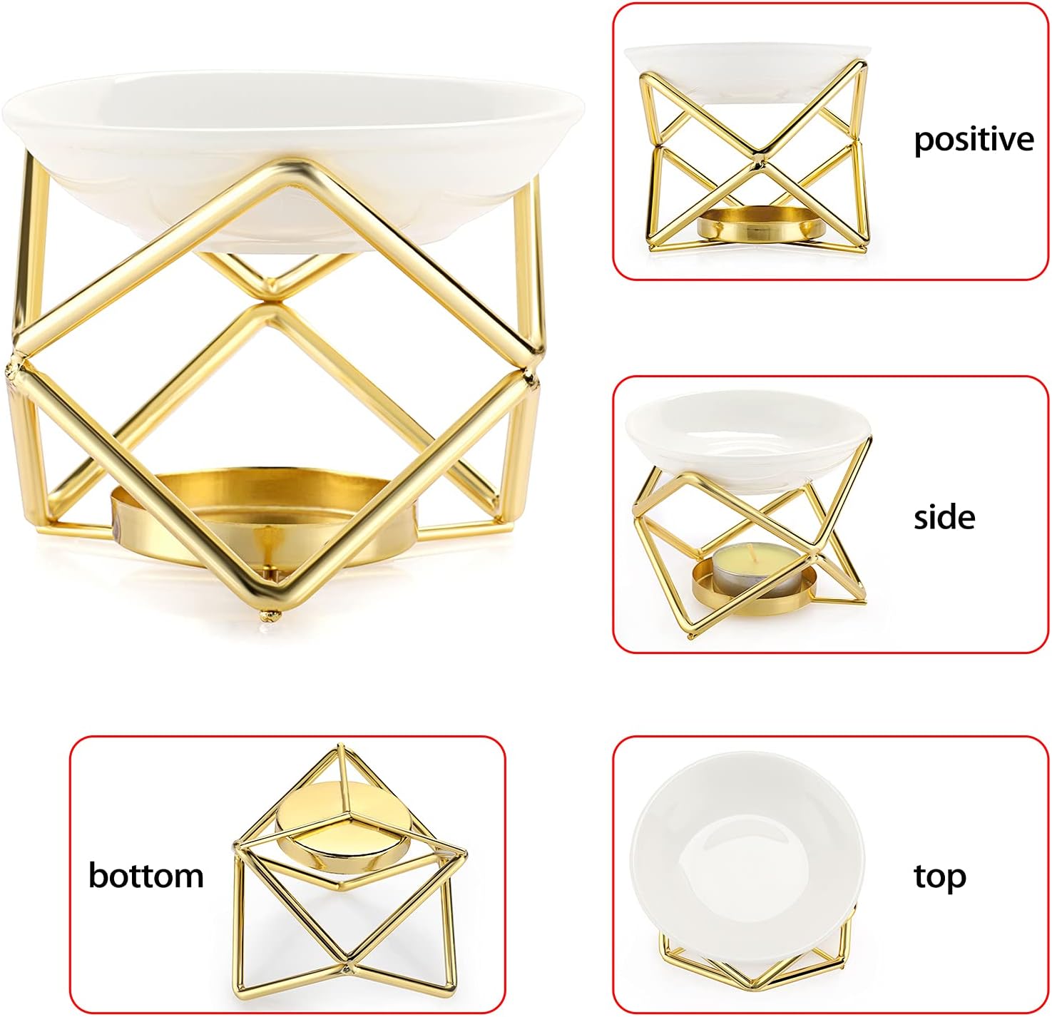 Euro Metal Oil Burner Wax Warm - огляд і ціна Fragrance Home Decor