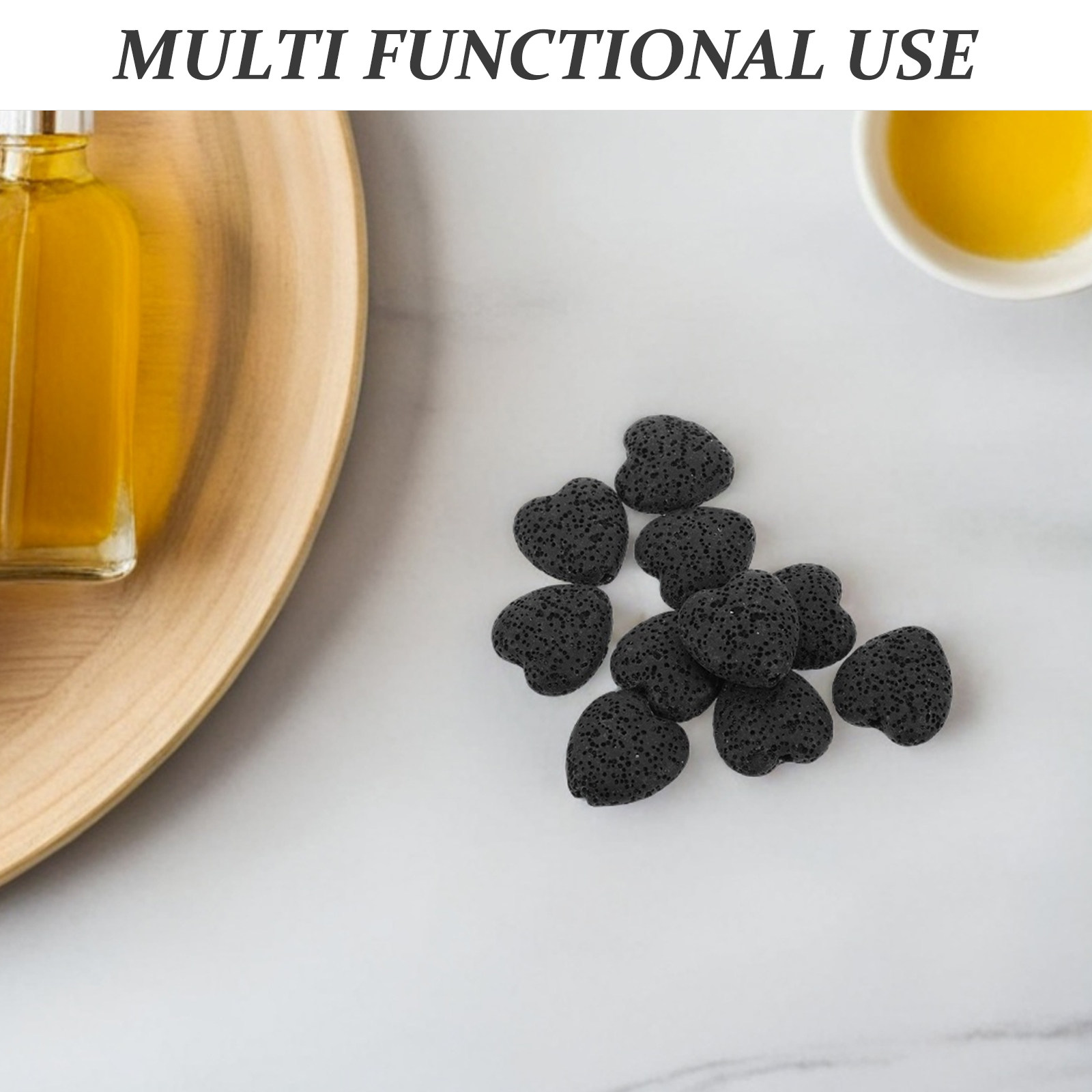 20Pcs Heart Volcanic Lava Rock - огляд і ціна Home Fragrance Oils