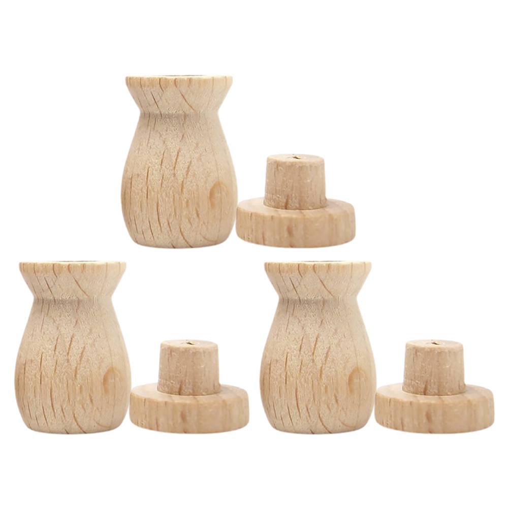 3Pcs Beech Wood Oil Diffuser B - огляд і ціна Home Fragrance Leather Diffuser