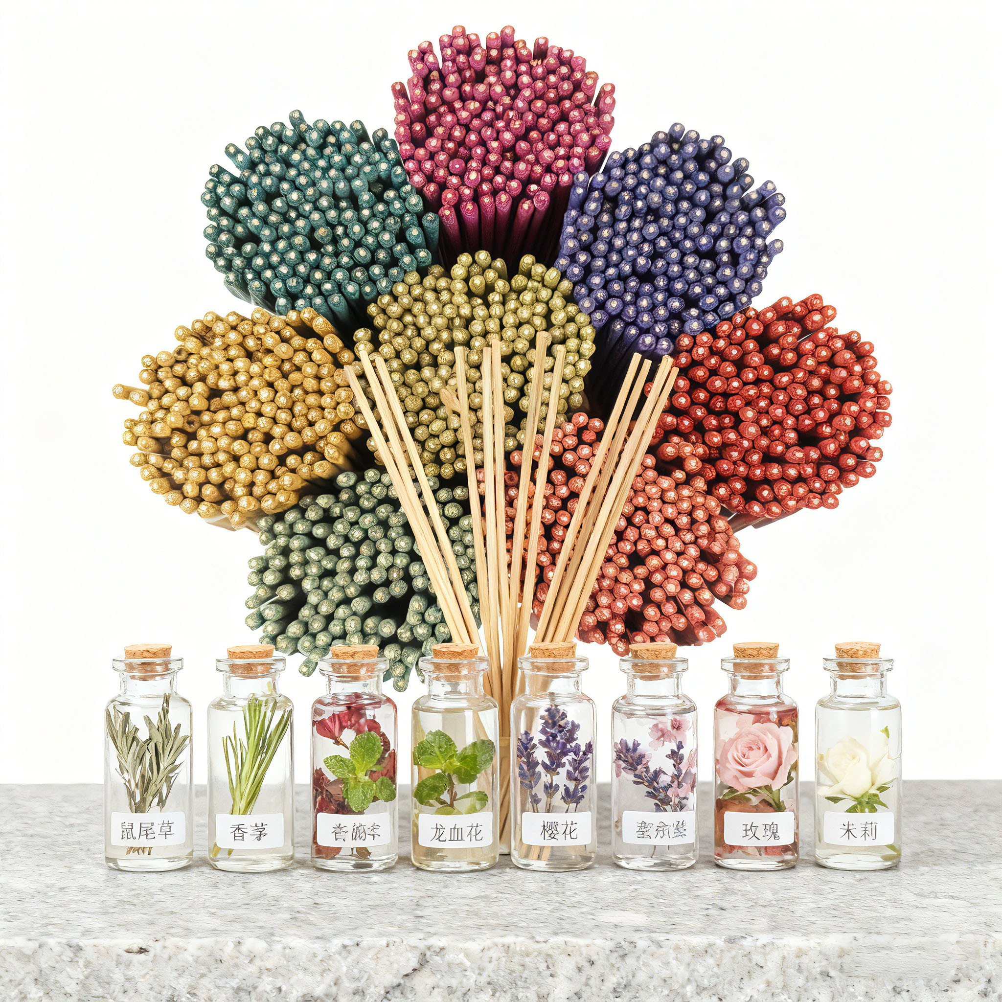 8 Sets of High-Quality 208-Pie - огляд і ціна Home Fragrance Lemongrass