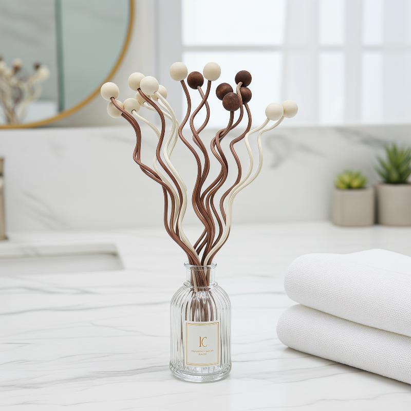 Wooden Bead Wave Shaped Rattan - огляд і ціна Home Fragrance Diffuser Refills