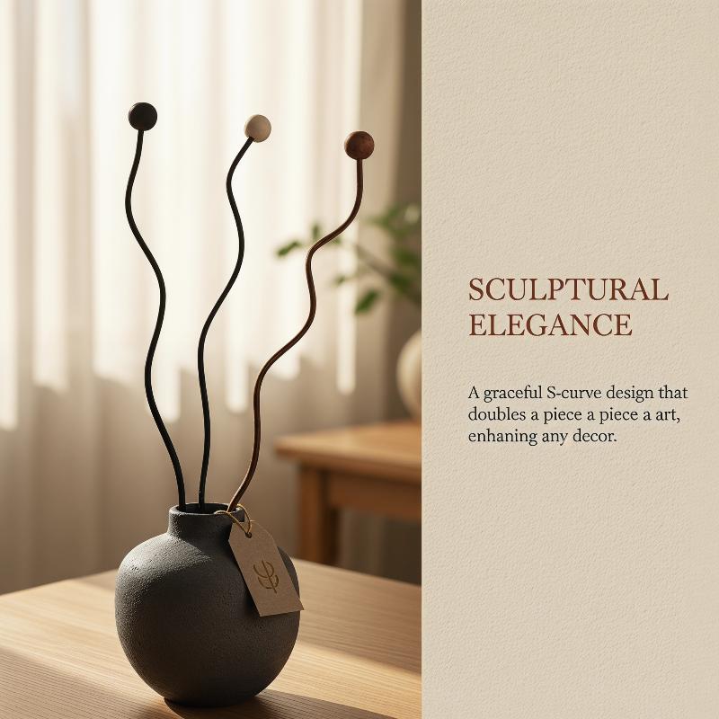 Wooden Bead Wave Shaped Rattan - огляд і ціна Home Fragrance Diffuser Refills