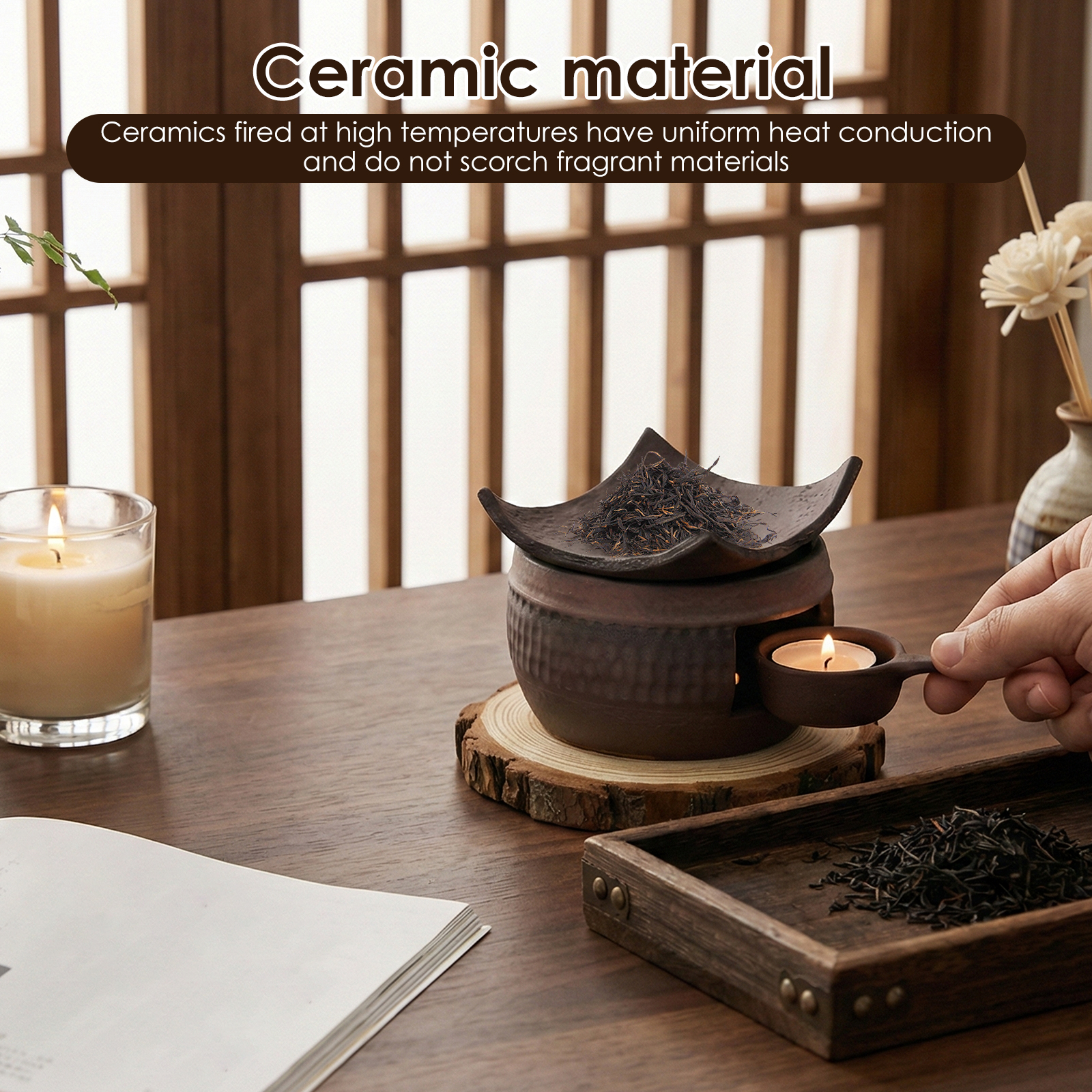 Ceramic Aromatherapy Tea Stove - огляд і ціна Wax Melt Burner