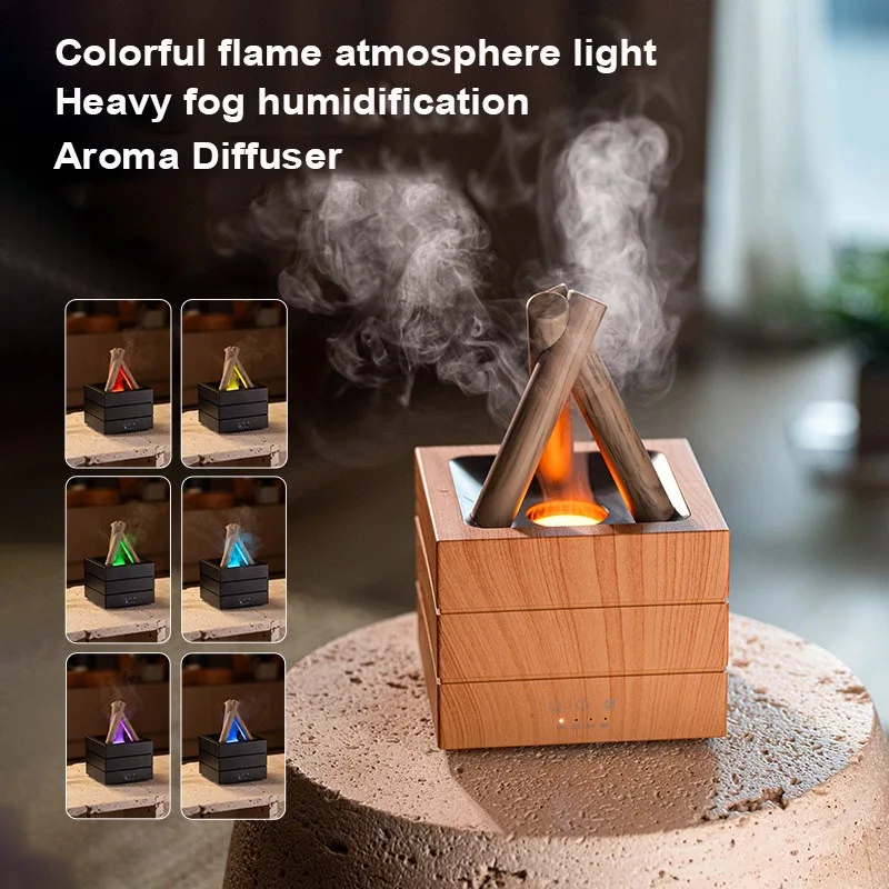 Air Humidifier Flame Essential - огляд і ціна Home Fragrance Leather Diffuser