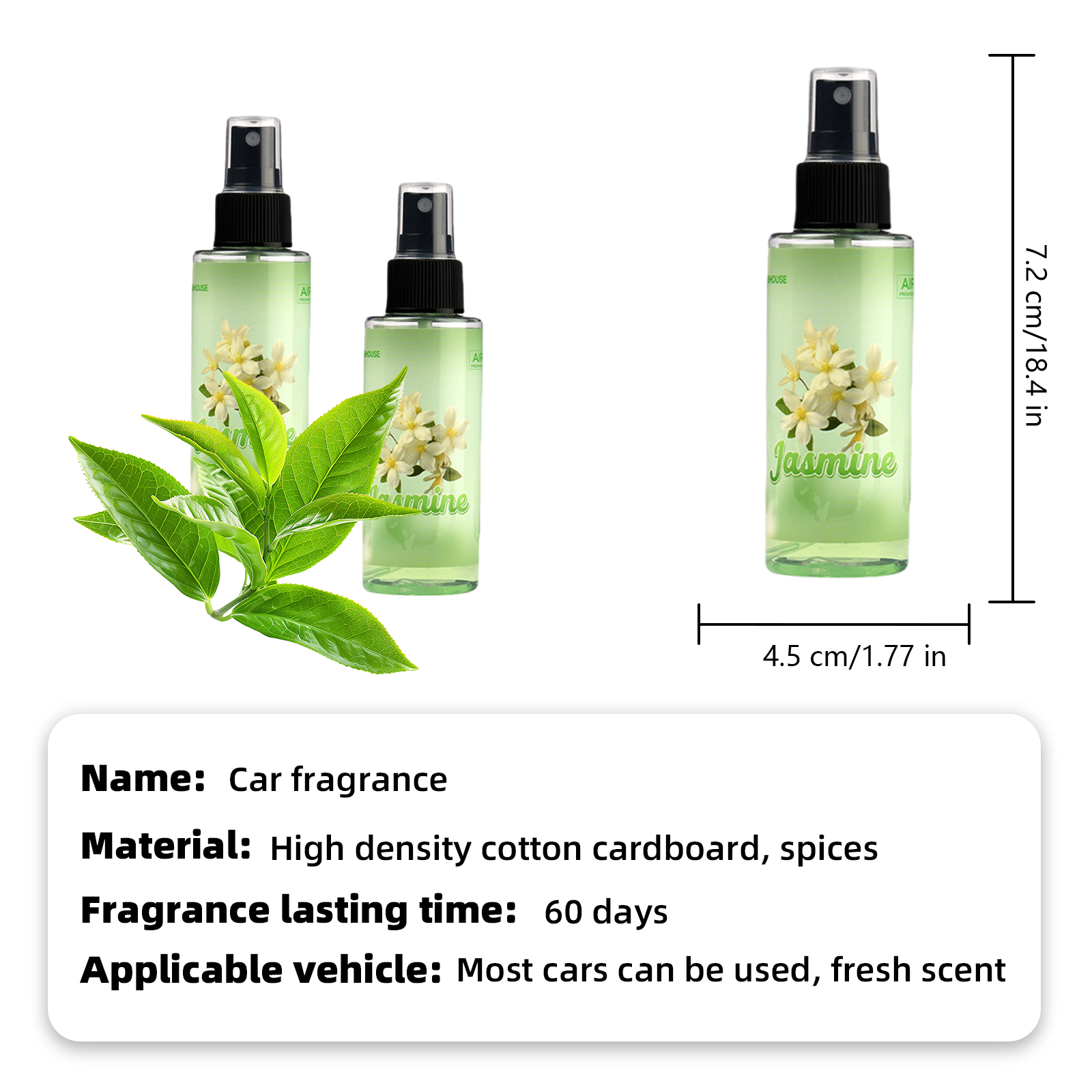 100ml JASMINE-Scented Hand-Spr - огляд і ціна Home Fragrance Mist