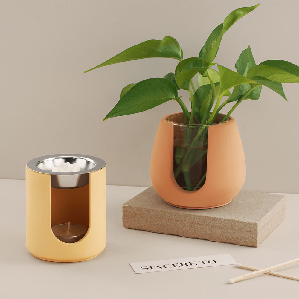 Cylindrical Incense Burner Sil - огляд і ціна Wax Melt Burner