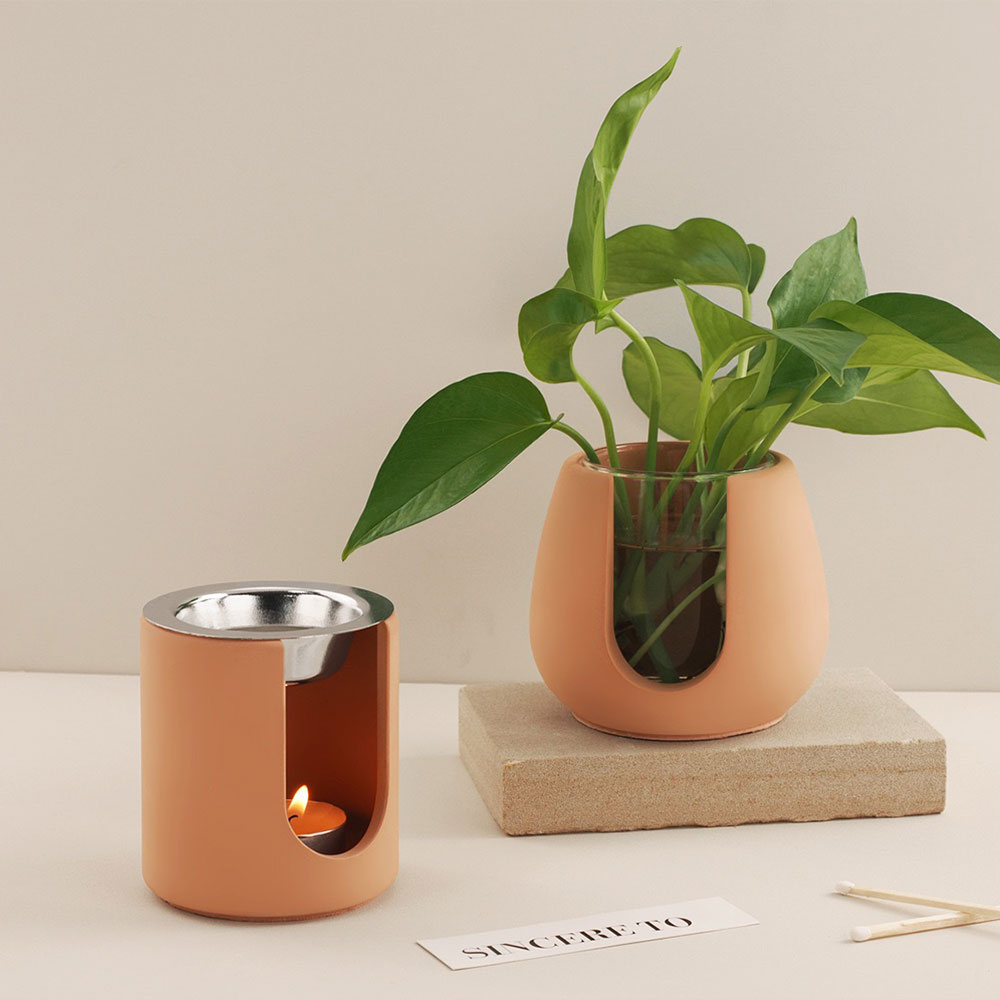 Cylindrical Incense Burner Sil - огляд і ціна Wax Melt Burner