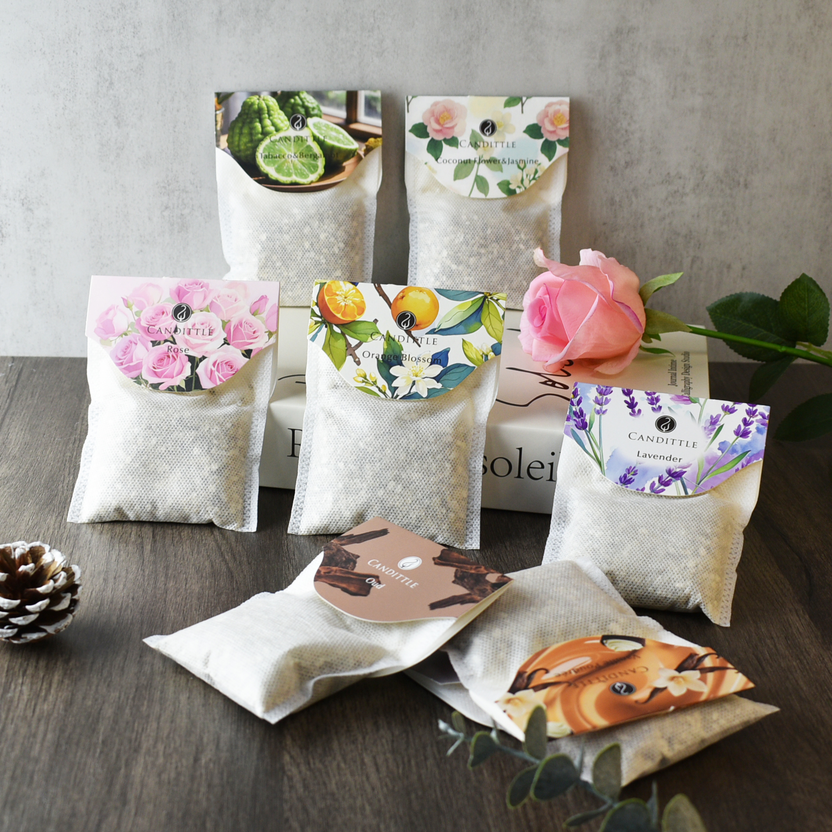 Hanging Paper Scented Sachet W - огляд і ціна Fragrance Home Decor