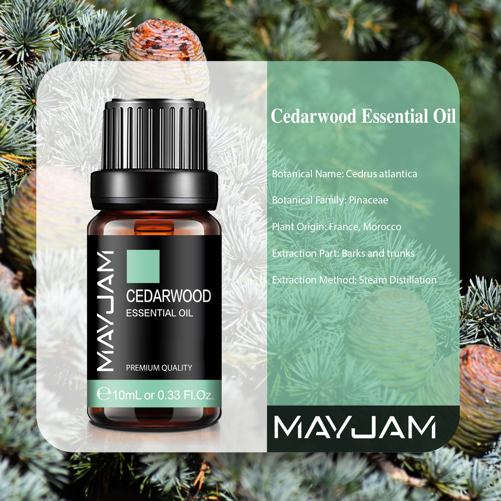 10ml Cedarwood Lemongrass Rose - огляд і ціна Home Fragrance Lemongrass