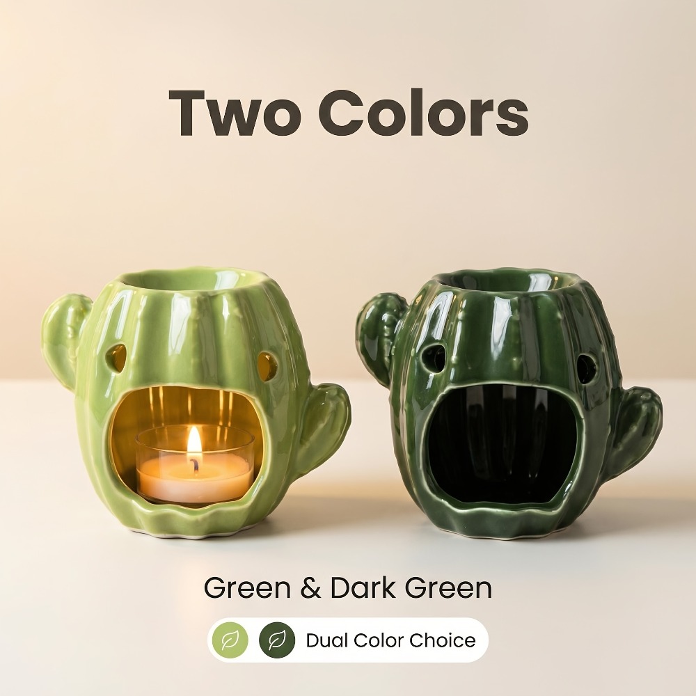 Cactus Shaped Ceramic Oil Burn - огляд і ціна Wax Melt Burner