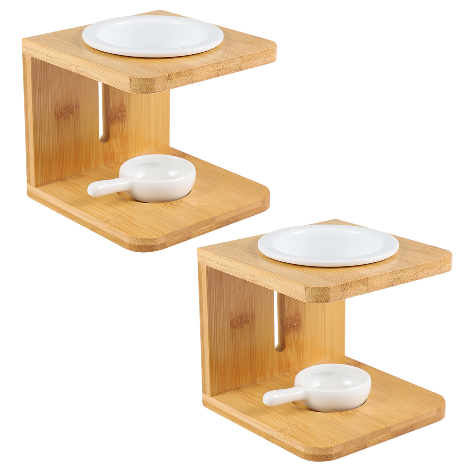 2Sets Bamboo Incense Burner Ec - огляд і ціна Home Fragrance Oil Burner