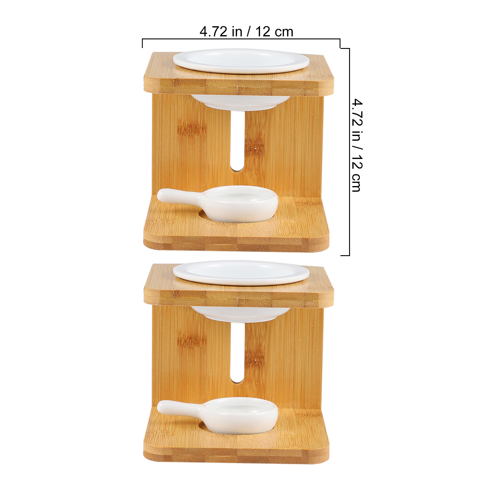 2Sets Bamboo Incense Burner Ec - огляд і ціна Home Fragrance Oil Burner
