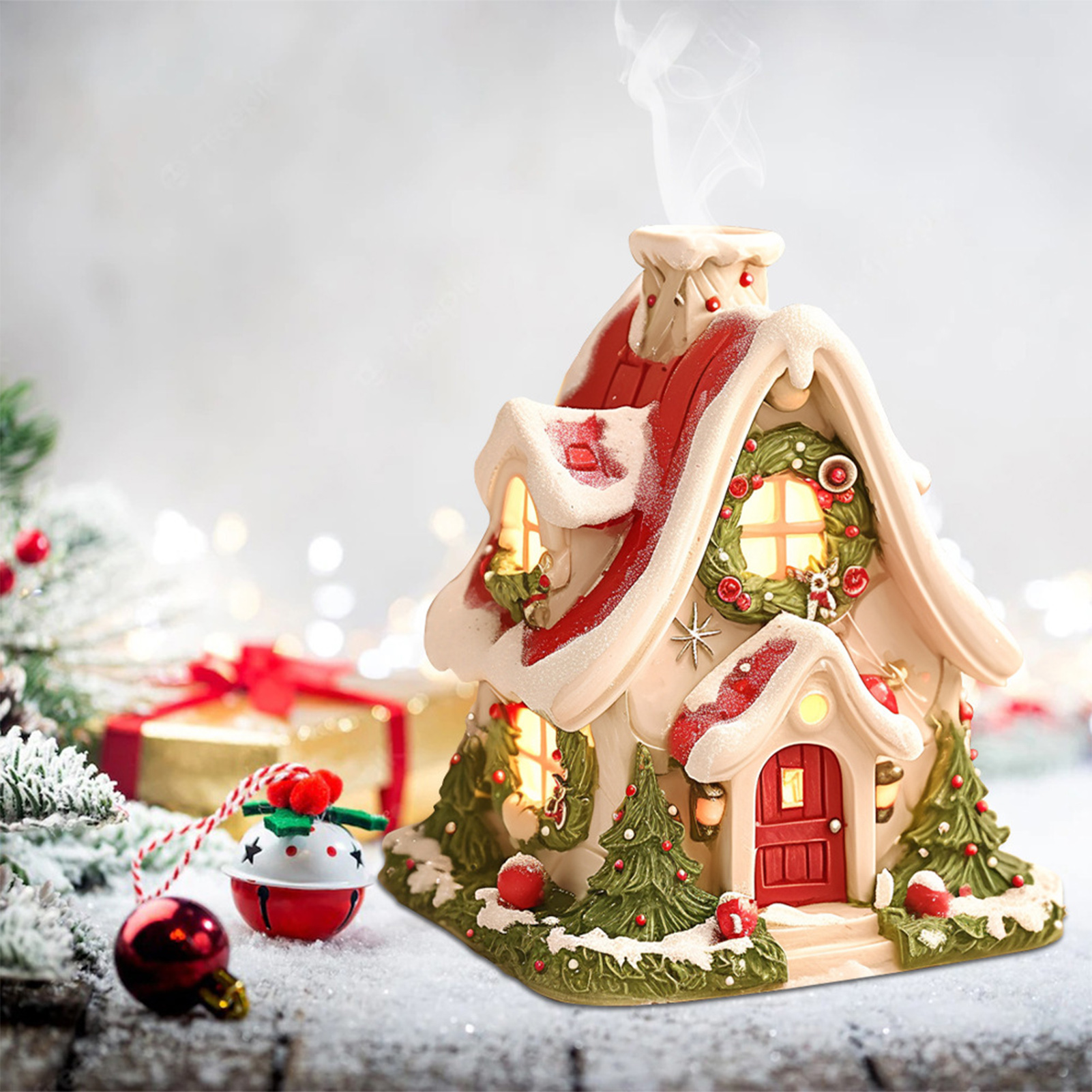 Creative Christmas Cabin Incen - огляд і ціна Ceramic Oil Burner