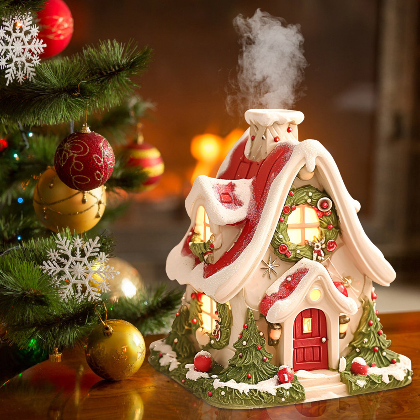 Creative Christmas Cabin Incen - огляд і ціна Ceramic Oil Burner