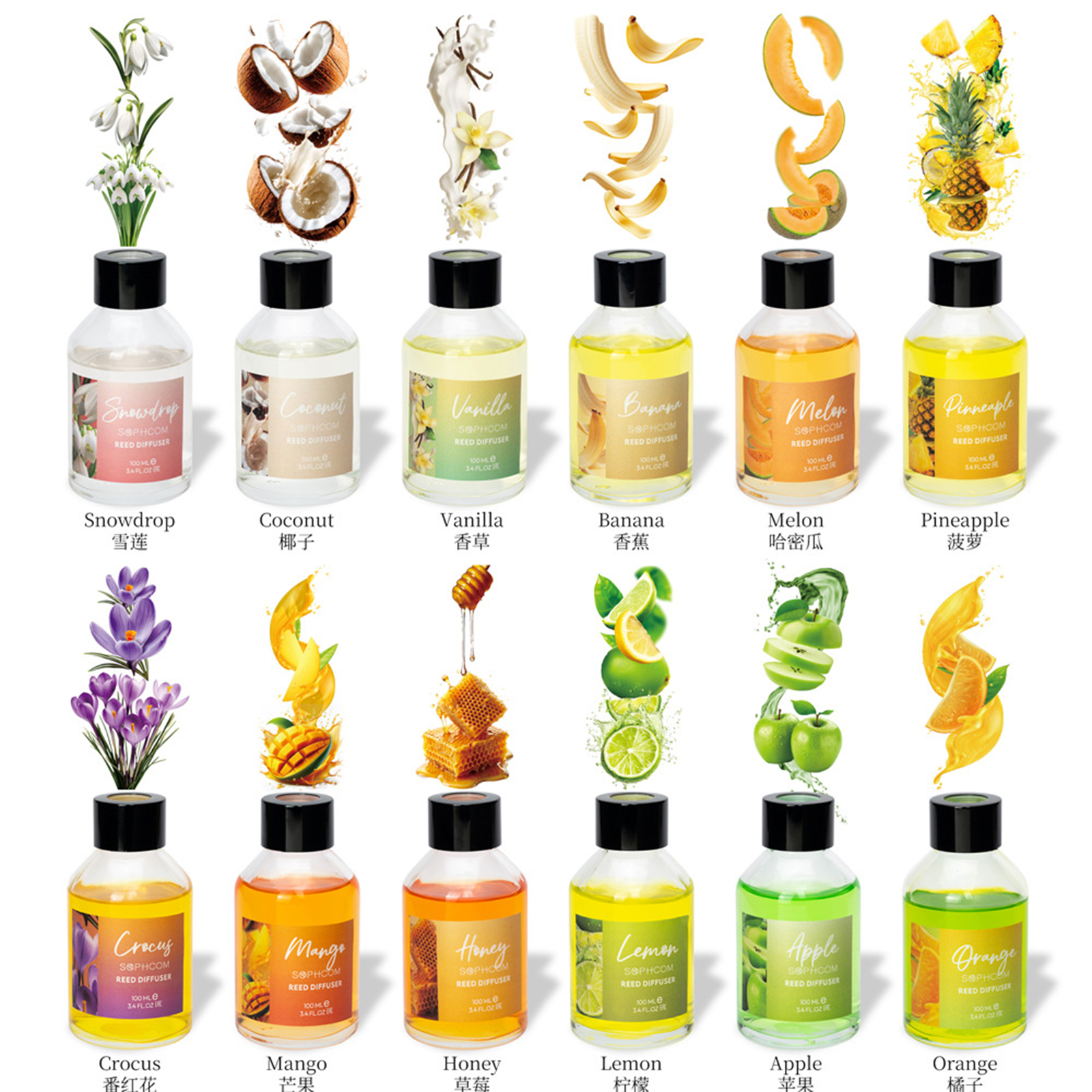 100ml Floral Fruity Reed Diffu - огляд і ціна Home Fragrance Reeds