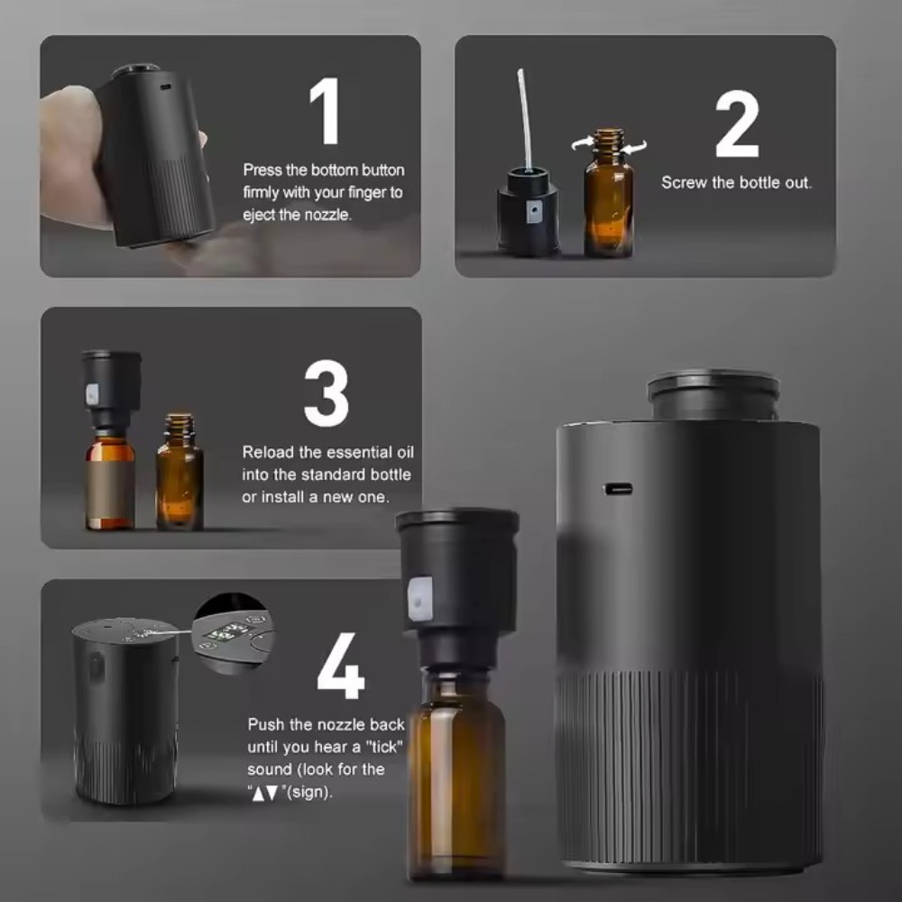 Portable Essential Oil Diffuse - огляд і ціна Home Fragrance Items